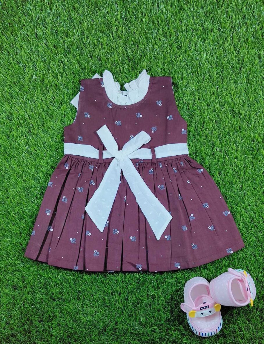 Happy Maroon Frock